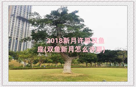 2018新月许愿双鱼座(双鱼新月怎么许愿)