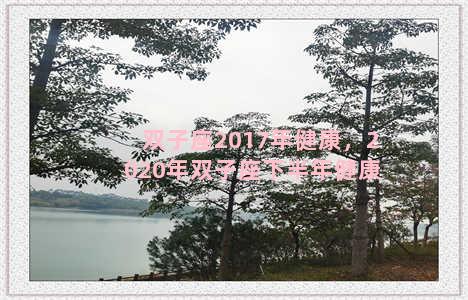 双子座2017年健康，2020年双子座下半年健康